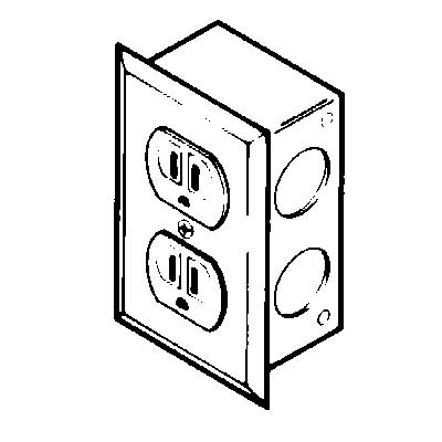 2834800 - Duplex Electrical Receptacle Kit